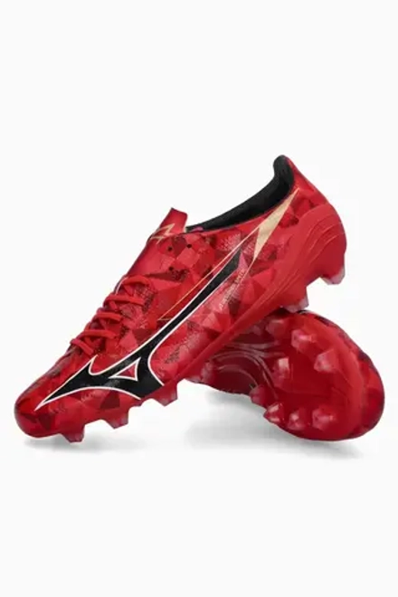 Бутсы Mizuno Alpha II 40th Pro FG - красный