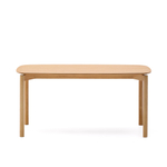 Стол Indara из шпона и каучукового дерева с натуральной отделкой 160 х 90