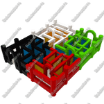 Надувной лабиринт "Мозаика", 6*6*2 м