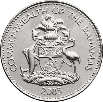 5 центов 2005 Багамские острова