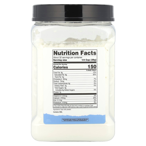 Nutricost, Pantry, сухое козье молоко, 907 г (32,4 унции)