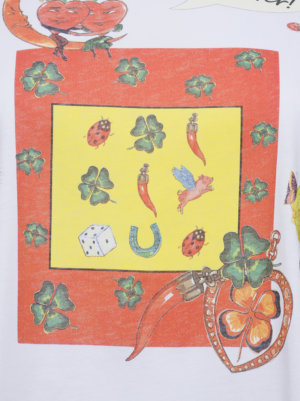 ETRO майка с рисунком - белый