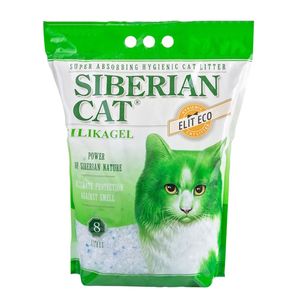 Наполнитель для кошачьего туалета, Сибирская Кошка, Элита ЭКО (зеленые гранулы)