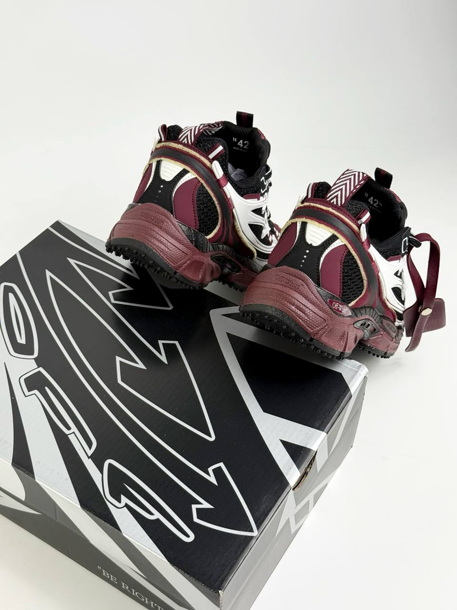 Кроссовки Be Right Back Off-White #B280 (борд.)