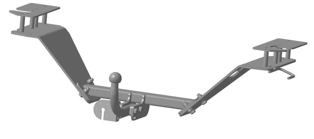 Фаркоп Oris на Honda CR-V 2002/3-2006 (паспорт и сертификат в комплекте,без электрики) 5518-A