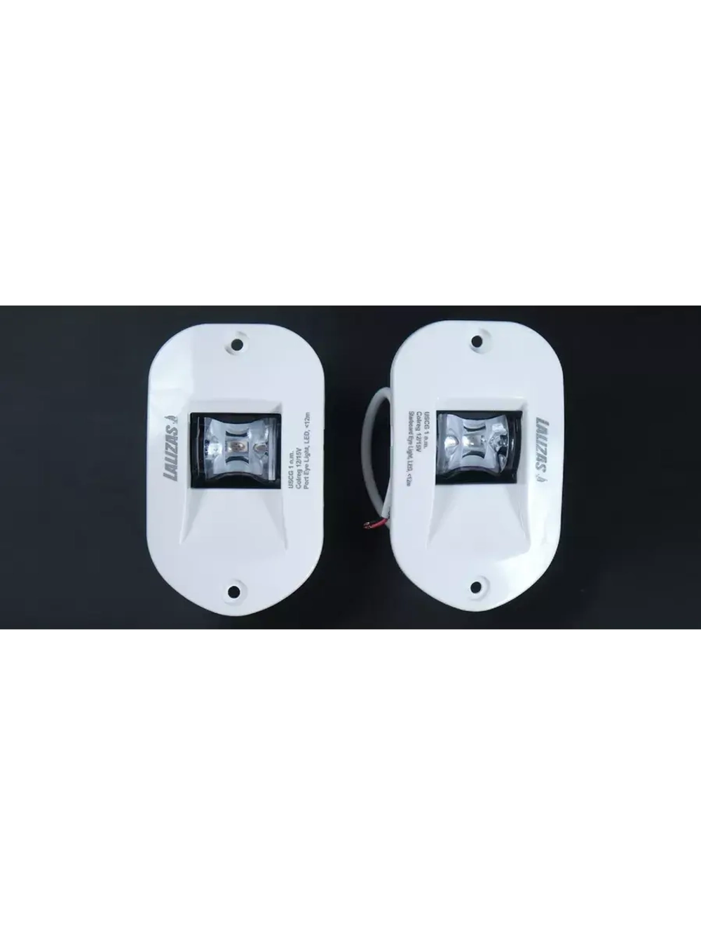 К-кт врезн. ходовых огней LED Lalizas FOS (белый корпус)