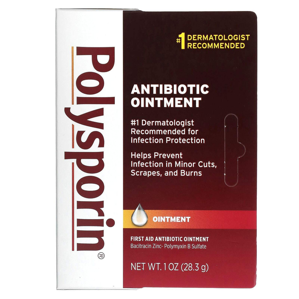 Polysporin, мазь с антибиотиками, 28,3 г (1 унция)