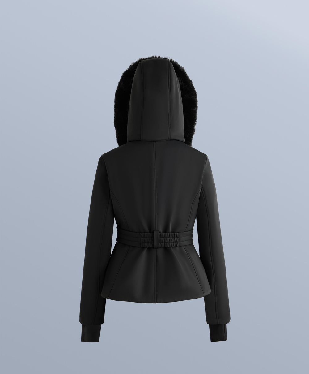 Oysho Супертонкая водонепроницаемая куртка Primaloft® SKI, черный