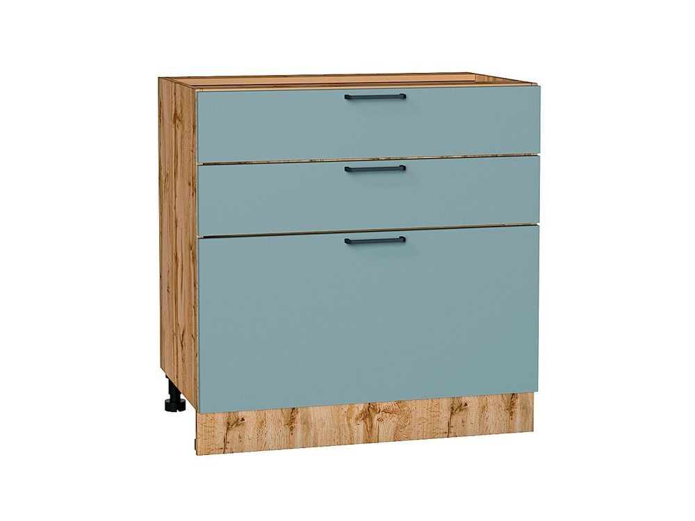 Шкаф нижний с 3-мя ящиками Флэт