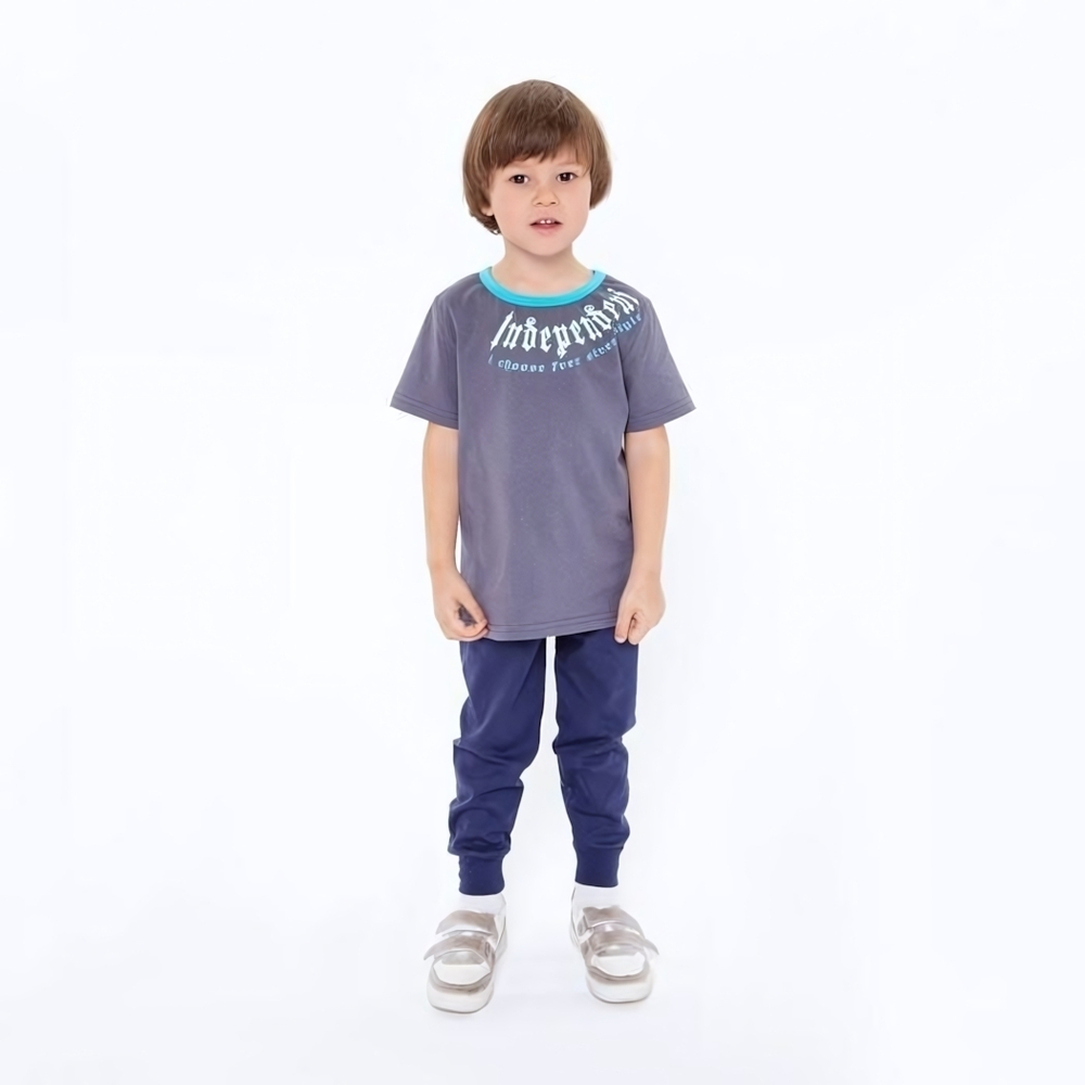 Брюки для мальчиков А.Б-1909, синий, р. 140 см 7649511