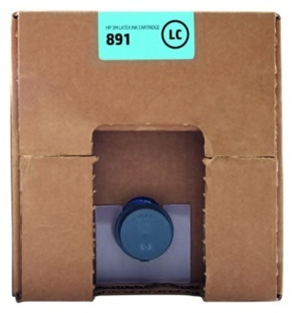 Картриджи HP 3M 891 G0Y76A светло-голубой