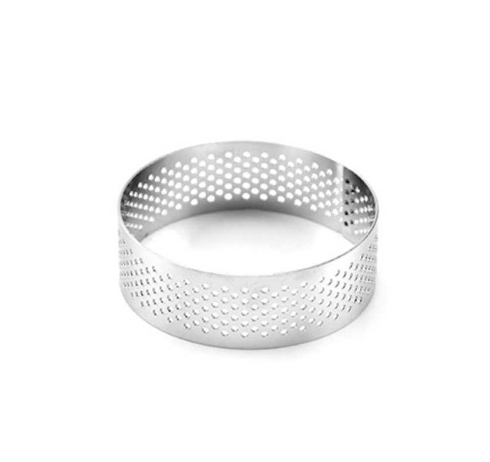 Форма кольцо перфорированное для тартов и тарталеток D8см высота 2,5см