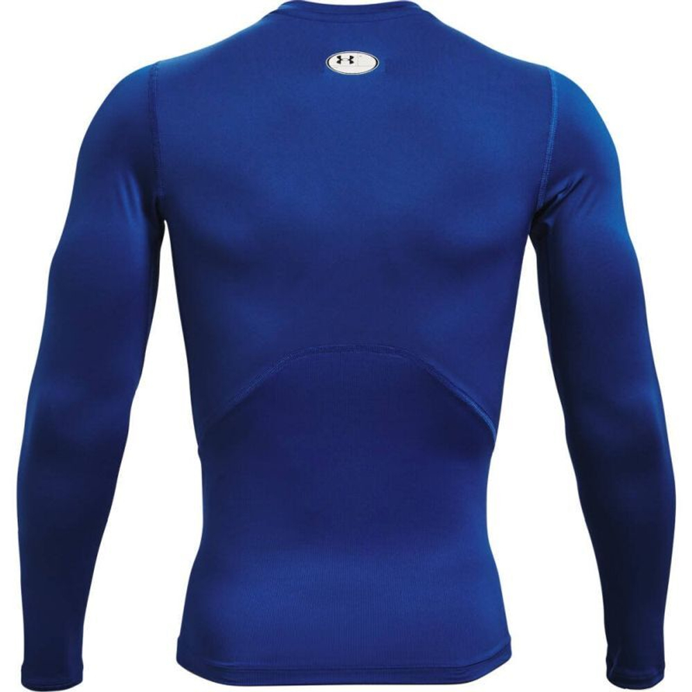 Теннисная футболка Under Armour HeatGear Armour Comp Long Sleeve M - Blue