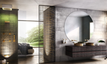Дозатор Gessi 316, настенный, цвет White/Brass Brushed PVD