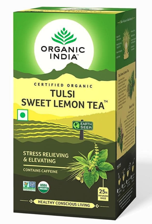 Чай в пакетиках тулси, лимонTulasi Organic India