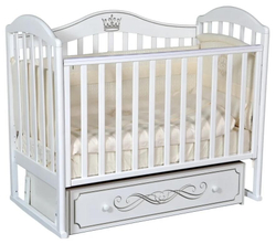 Детская кроватка Антел Anita 99 (универсальный маятник) белый