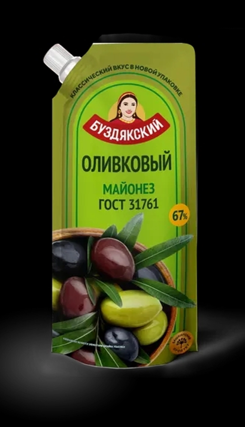 Буздякский Майонез Оливковый 67 % 190гр/24 д/п