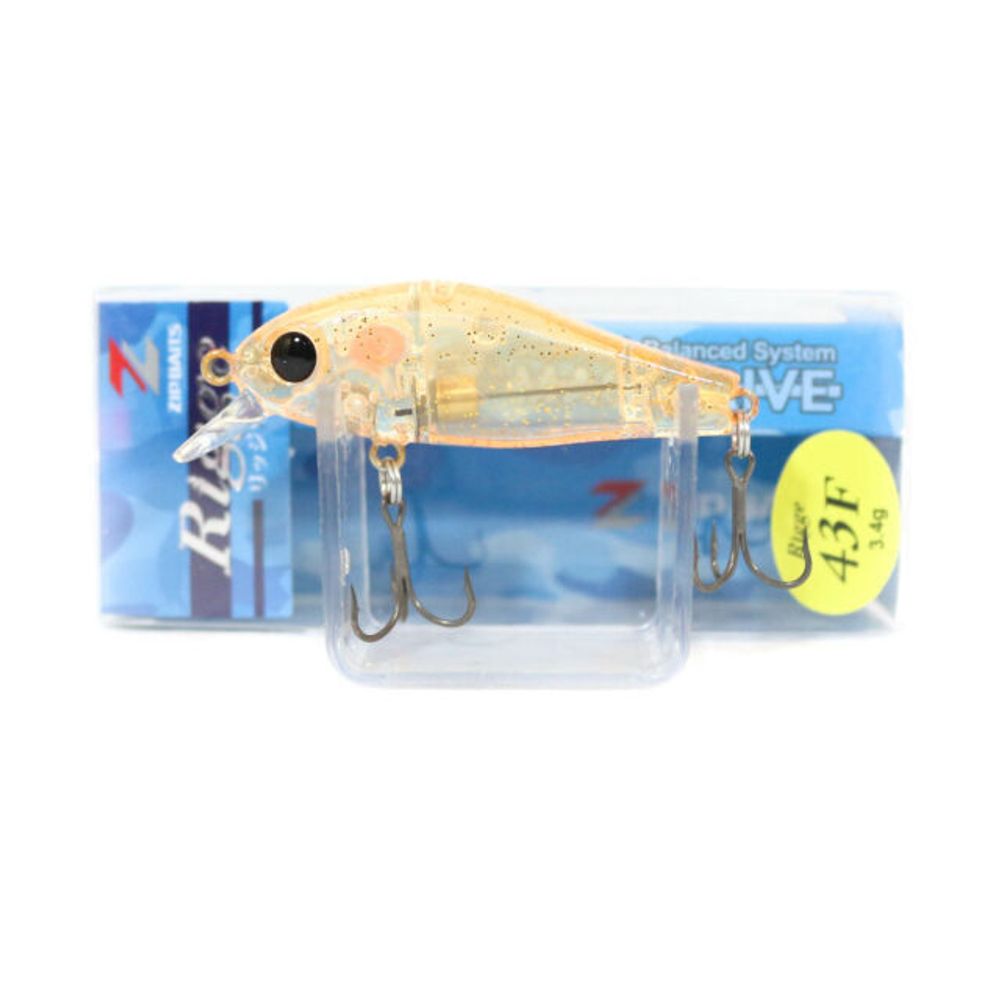 Воблер ZipBaits Rigge 43F SW 248 Clear Orange Neon Glame