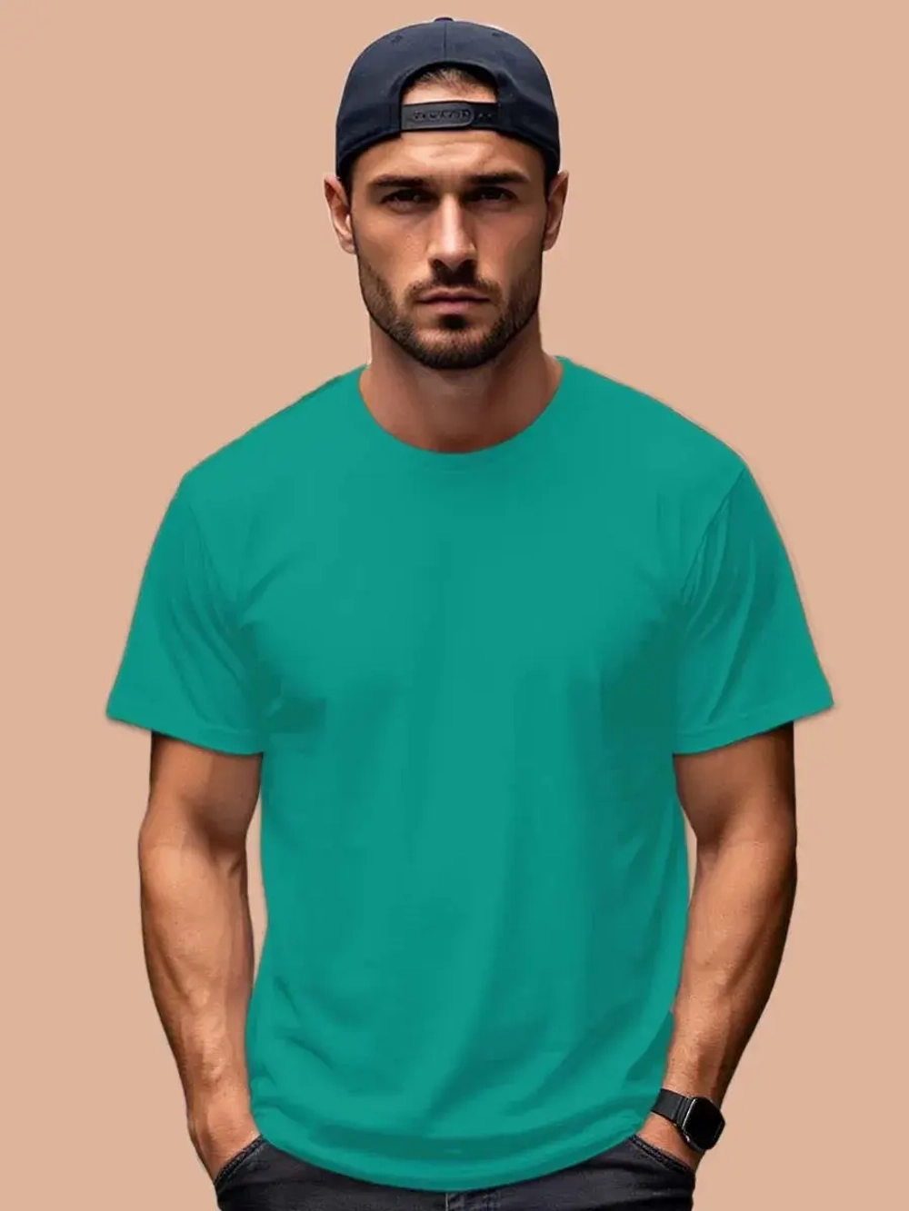 Футболка Взрослая.Премиум однотонная.Набор 2 шт