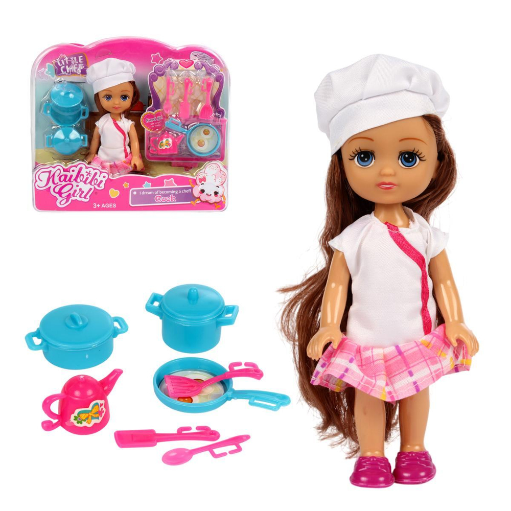 Кукла классическая 17см "Летний наряд" в ассорт. (ZY896736)