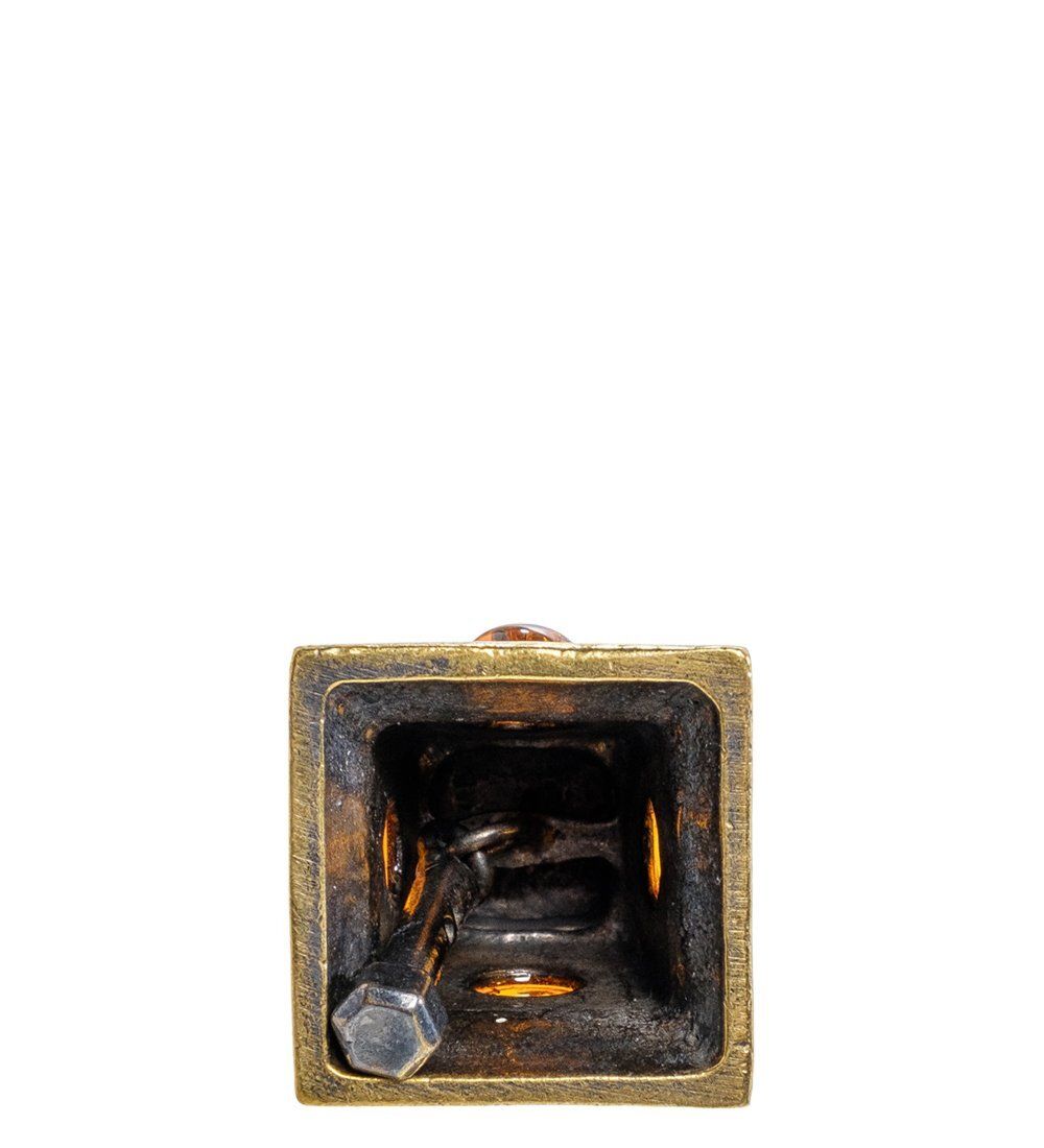 AM-2124 Колокольчик «Чижик-Пыжик» (латунь, янтарь)