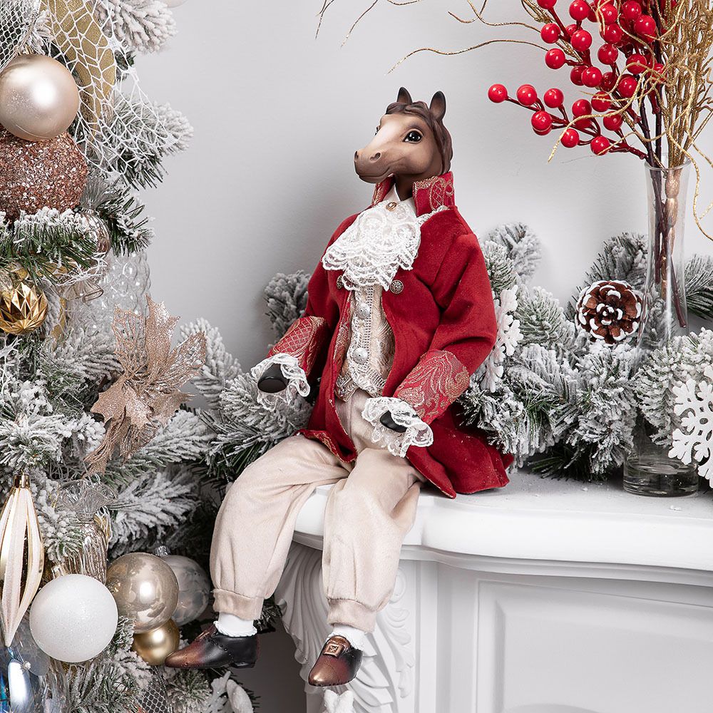 Кукла интерьерная коллекционная Конь лорд Эдвард