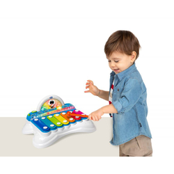 Chicco - Ксилофон Rainbow Cymbals 3 в 1 со светом и звуком 98191