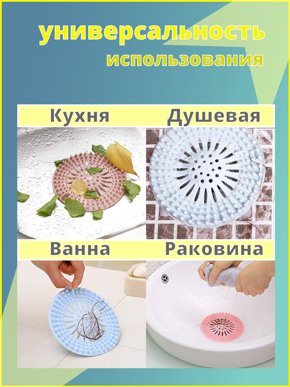 Сетка для раковины, коврик для раковины, силиконовый, круглая