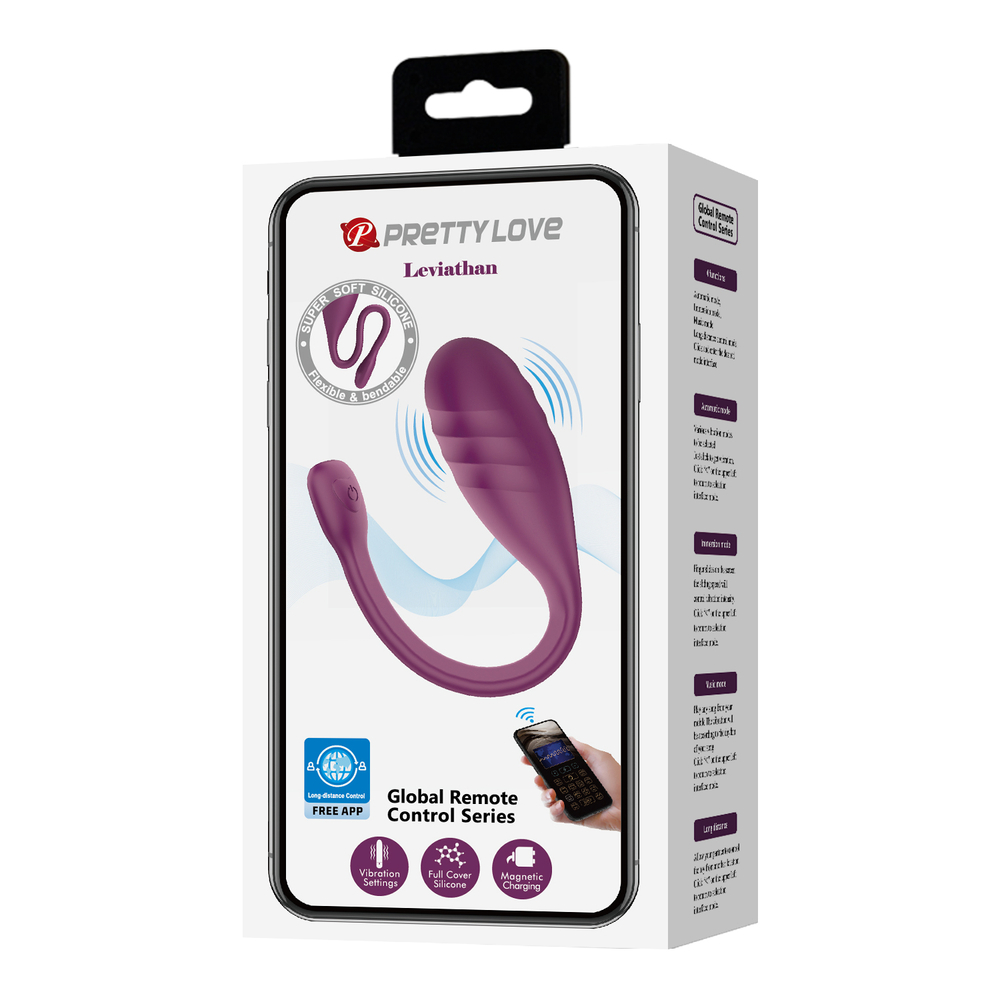 Виброяицо Pretty Love Leviathan APP BI-300103HP