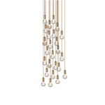 Pendant design lamp Crystal Bulb by Lee Broom (10 suspension)