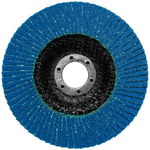 Круг лепестковый торцевой KRUGO 125х22,23mm P60, циркониевый, тип 2, KDBYL12560Z