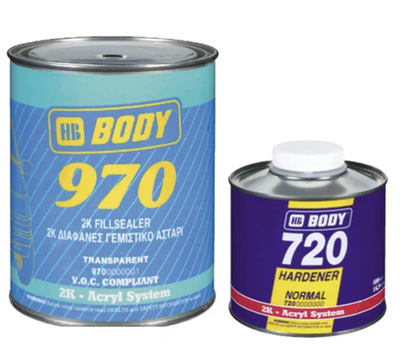 BODY 970 2К Грунт-наполнитель (1л+0,5л) (970/H729)