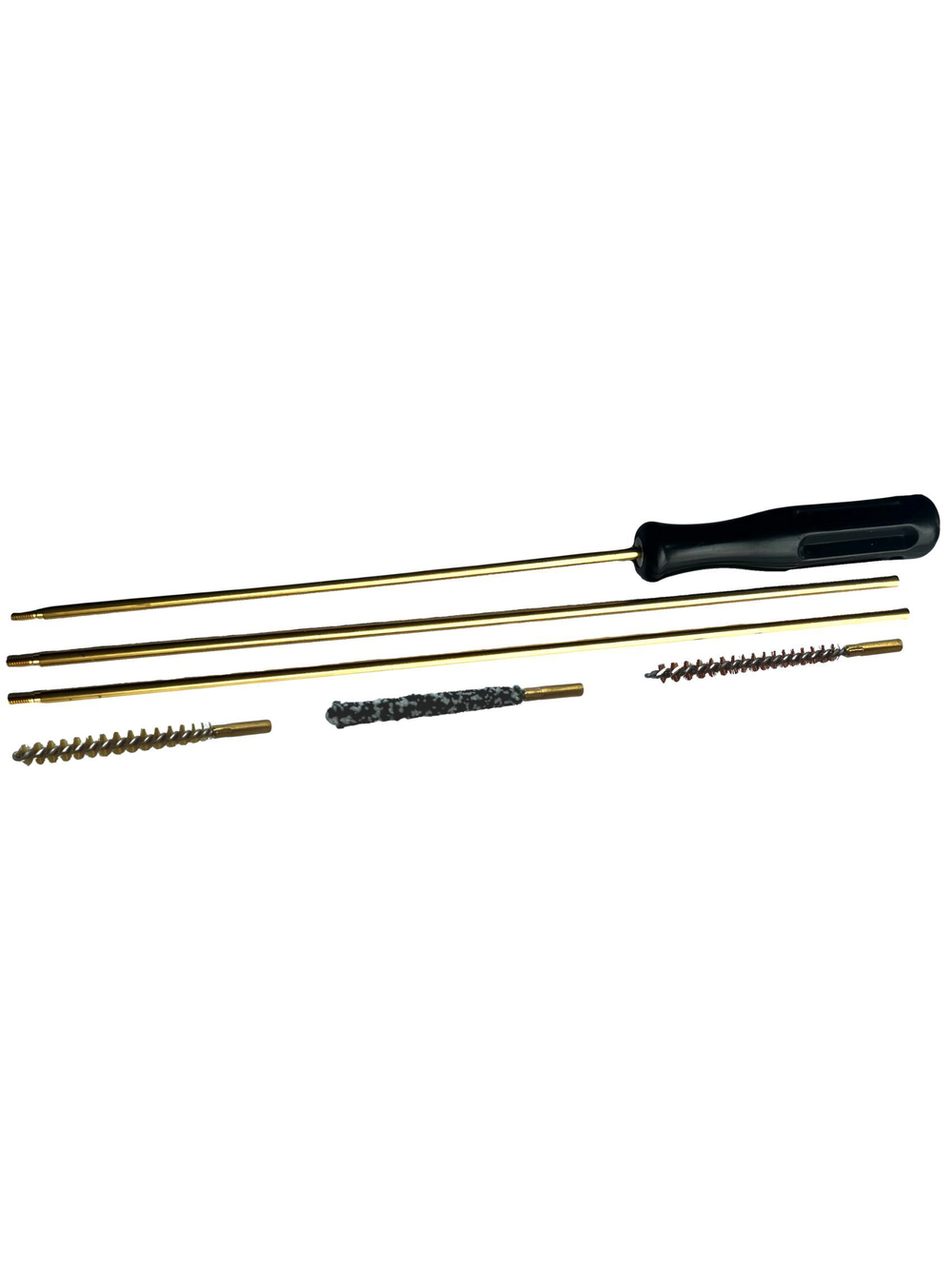 Набор для чистки оружия клб 5,6мм в ПРОЗРАЧНОМ ЧЕХЛЕ с латунным шомполом 4мм (1731-22).