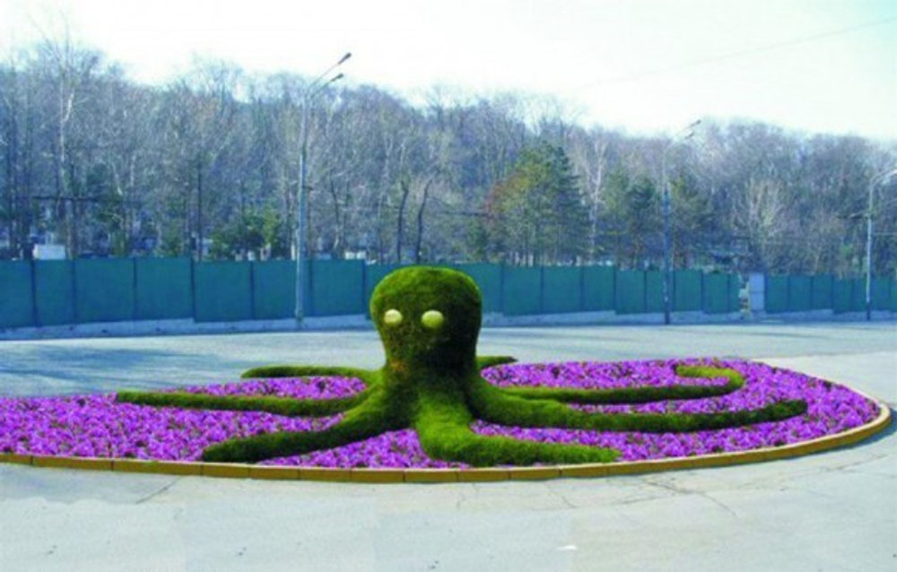 Топиарная фигура Осьминог