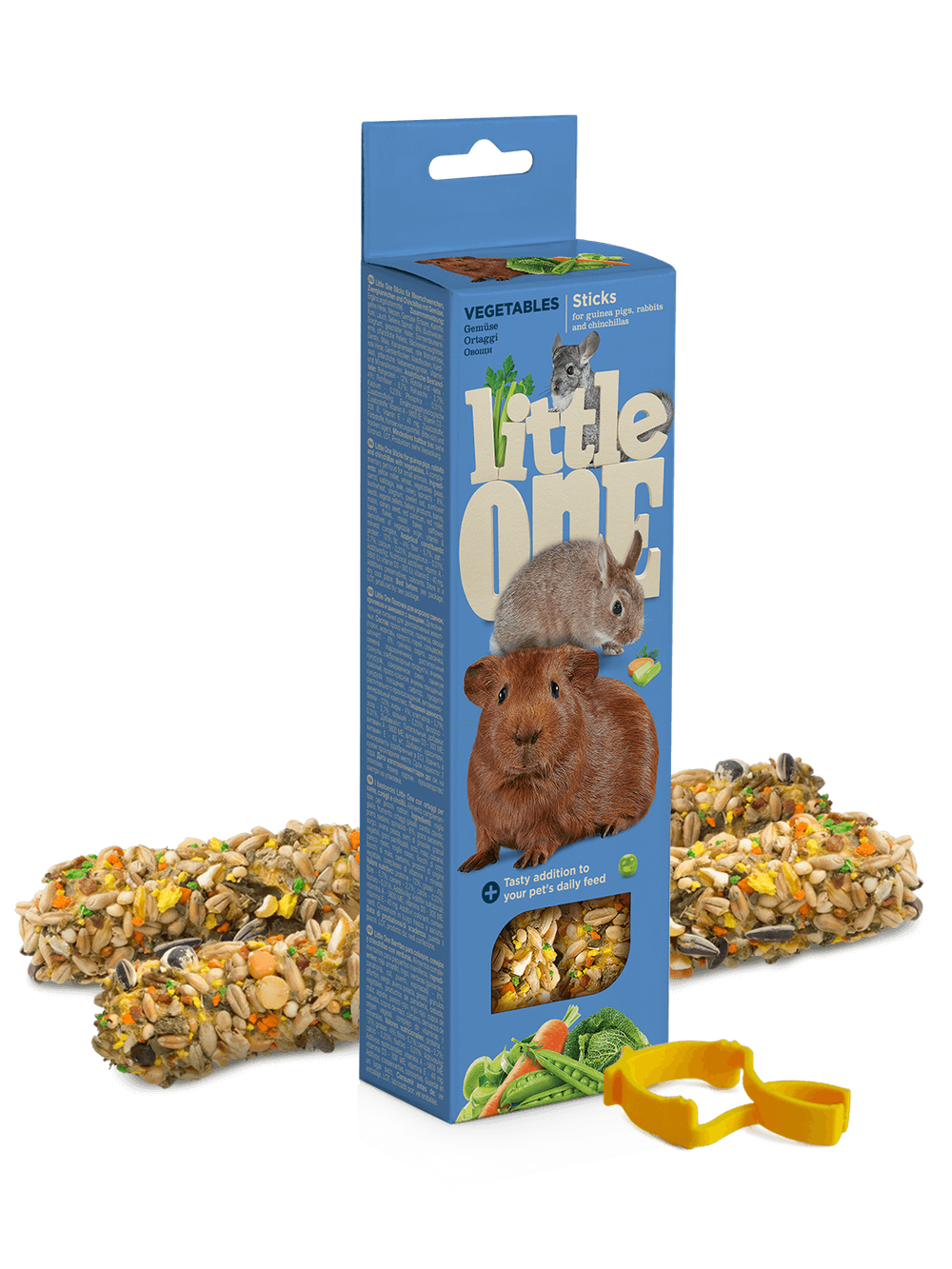 Little One Палочки для морских свинок, кроликов и шиншилл с овощами (2х60 г)