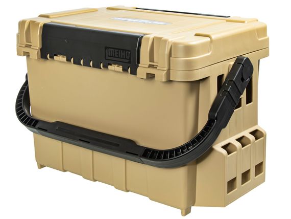 Ящик рыболовный Meiho BUCKET MOUTH BM-9000 Yellow 540x340x350