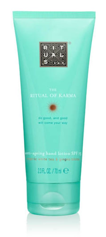 The Ritual of Karma Hand Lotion SPF 15