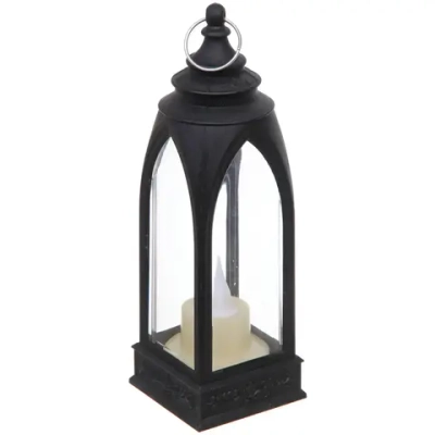 Сувенир с подсветкой «Теплый вечер» 6*19 см, Черный