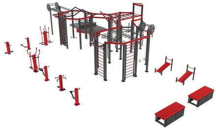 Умная спортивная площадка 021