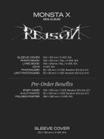 Альбом MONSTA X - REASON 12th Mini Album 4 Version SET