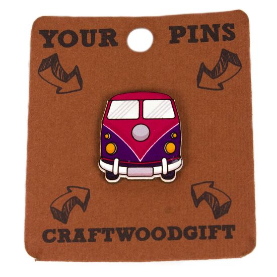 Деревянный значок. Фургон