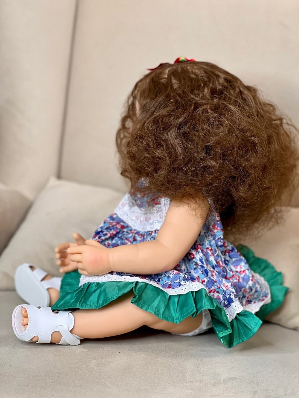 Кукла Реборн виниловая 55см в пакете (FA-306A)