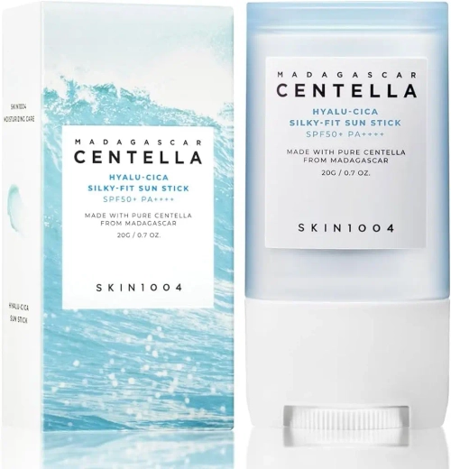 SKIN 1004 Madagascar Centella Hyalu-Cica Silky-Fit Sun Stick SPF50+ Солнцезащитный стик
