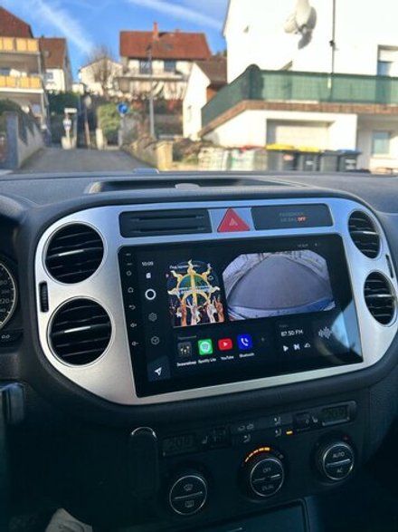 Магнитола для Volkswagen Tiguan 1 2007-2016, Golf Plus (рамка 9 серебро, любая кнопка) - Teyes CC3L на Android 10, 8-ядер, CarPlay, 4G SIM-слот