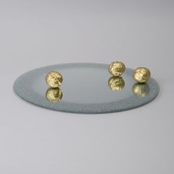 БЛЮДО СЕРВИРОВОЧНОЕ "SILVER MIRROR" 30 СМ