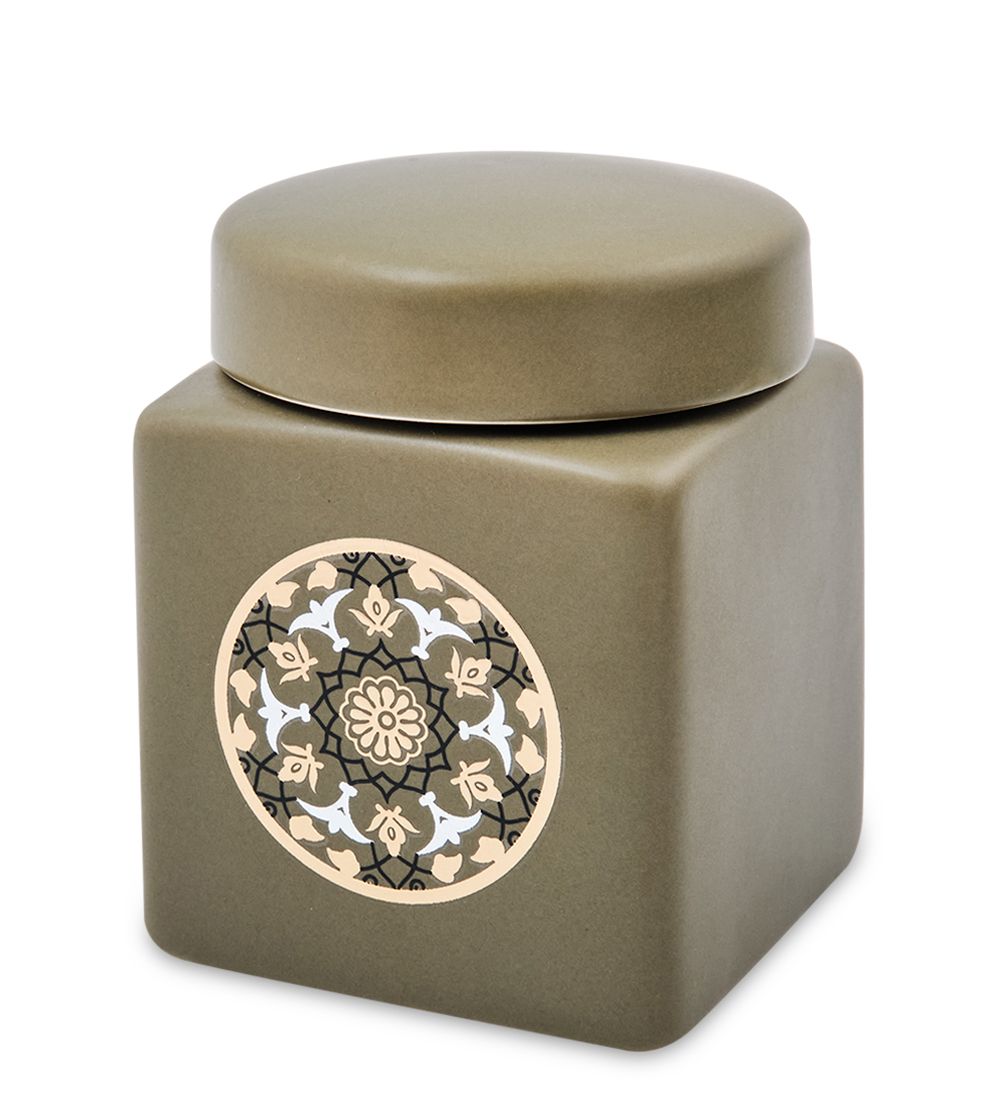 TJ-09/4 Керамическая банка мал. с крышкой