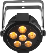 CHAUVET-DJ SlimPAR Q6 USB светодиодный прожектор направленного света типа LED PAR 6x4Вт RGBA c DMX, D-Fi и ИК управлением.