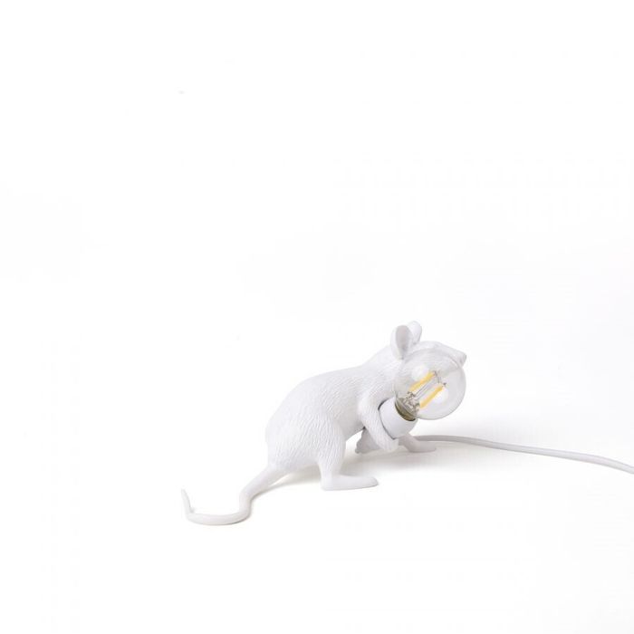 Настольная лампа Seletti Mouse Lamp Lyie Down USB 15222