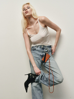 FLÜGGÅƏNK∂€ČHIŒβØL∫ÊN — Leather Tag BLACK