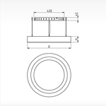 Светильник LED ДСО33-40-141 Horizon Ring EM3 940 800х50х60 АСТЗ